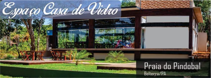 Chales Casa De Vidro Alter do Chão Exteriör bild